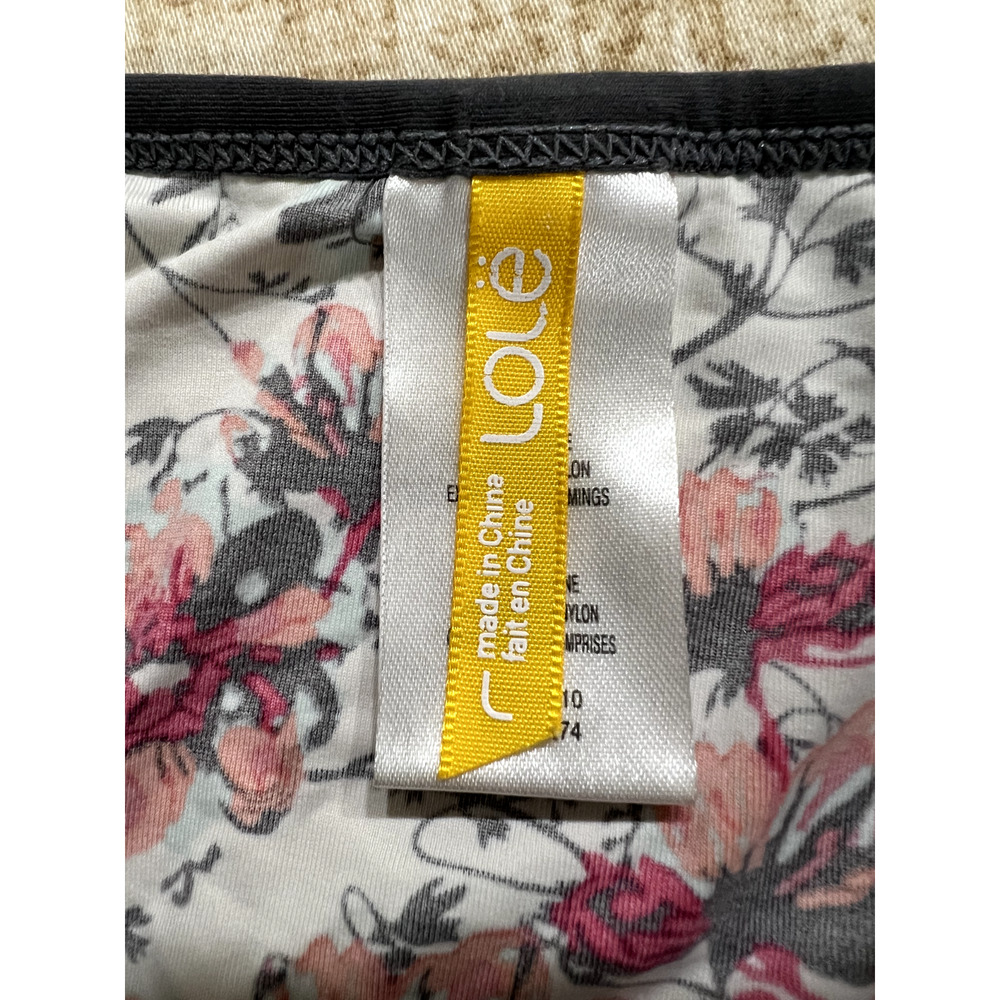 Lole tankini Large underwire Adjustable modest Casual Chic Swimwear artsy pool - Picture 3 of 8